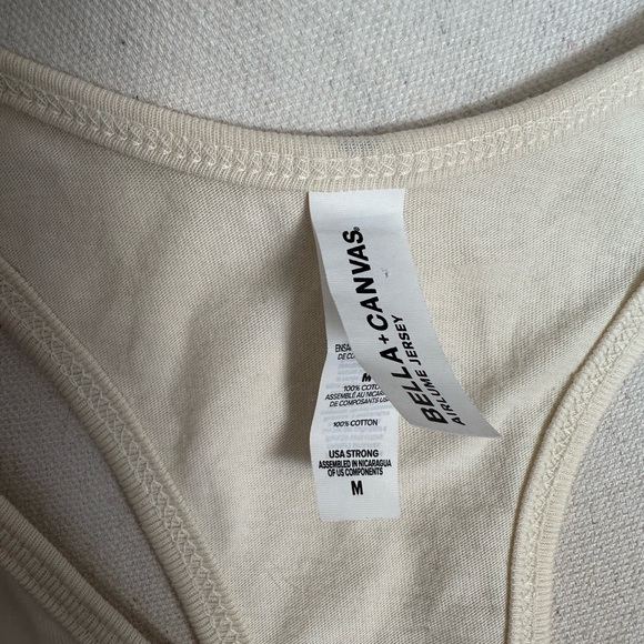 Burn Boot Camp Women's Cream Tank Top - Picture 6 of 7